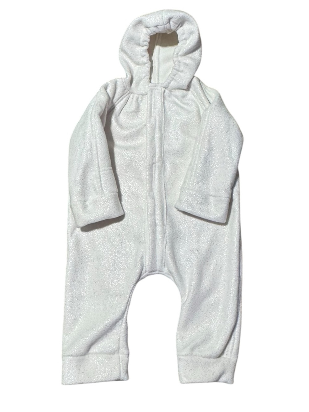 Handmade Toddler Bunting/Snowsuit 2T/3T White/Silver NEW - Picture 2 of 7